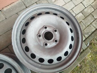 Predám plechové disky 5x112 r15 - 2