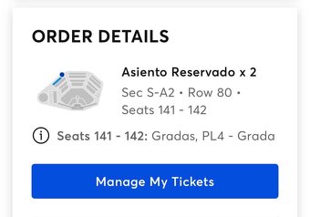 Shakira Madrid 2 lístky - 2