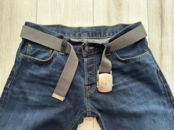 Pánske džínsy CARHARTT + opasok E.STRAUSS - 32/32 - 2