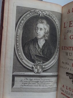 Kniha z roku 1746 John Locke angl. filozof - 2