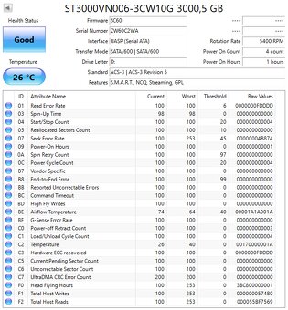 3,5 HDD Seagate / Western Digital 3TB - 2
