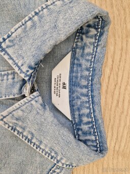 Šaty riflove H&M 140 - 2