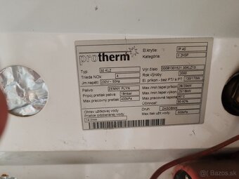 Plynový kotol protherm - 2