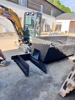 Posypávač krajníc,stranový finišer krajníc hydraulicky - 2