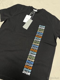 Dior pánske tričko – čierne, veľkosť M - 2