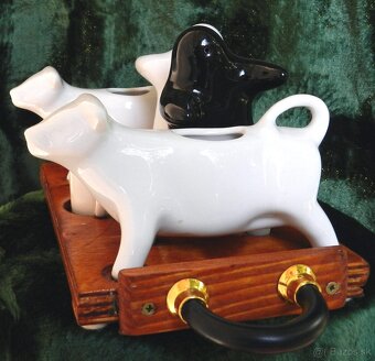 súprava na koreniny Retro 60 roky 20 st. Art Deco štýl - 2