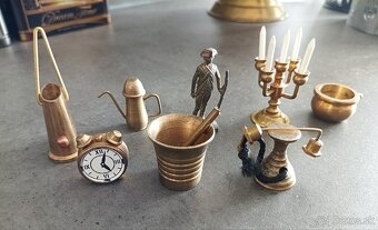Mosadzné miniatúrky - 2 €/ kus - 2
