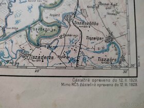 Stara mapa  originál z I. ČSR  - Rimavská Sobota , Miskolc - 2