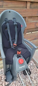 HAMAX Cyklosedačka s uzamykateľným zámkom Siesta W grey/blac - 2