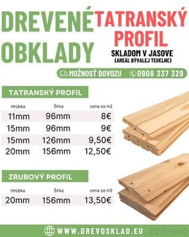 Tatranský a zrubový profil - 2