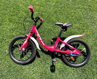 Detský bicykel dievčenský - CTK MARRY 8” matná ružová biela - 2