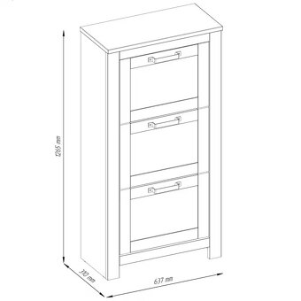 Skrinka na topanky - 2