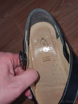 Kožené kvalitné topánky 37 partizanske - 2