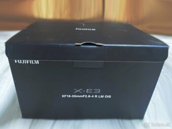 Fujifilm X-E3 v TOP stave s výbavou - 2