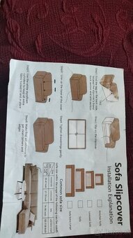 Poťahy na sedačky - nové - 2