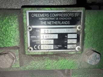 2 valcový vzduchový kompresor creemers - 2