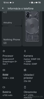 Predám /vymením Nothing Phone 2 12/256GB - 2