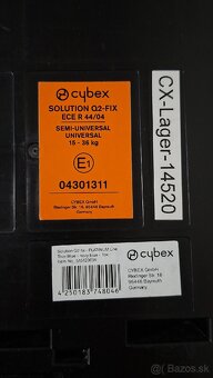 Autosedacka Cybex solution Q2 Fix - 2