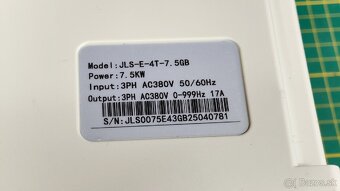 Frekvenčný menič 3F 7,5Kw - 2