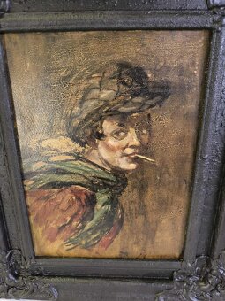 Stará olejomaľba - 2