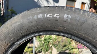 Predam letne pneu continental 215/55 R17 - 2