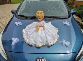 Svadobná výzdoba bábika na auto2 - 2