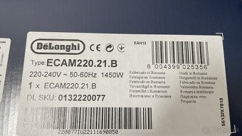Kávovar Delonghi Ecam 220.21b - 2