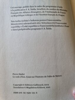 Pierre Hadot: Závoj Isidin. Esej o dejinách ideje přírody - 2