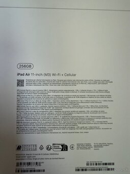 iPad Air M3 256Gb modry Wi-Fi+ Cellular - 2