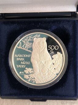 Strieborná minca 500 Sk -Nízke Tatry 2008 PROOF - 2