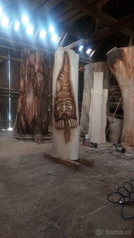 Škriatok - drevené socha - 2