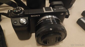 SONY NEX-6 + 3 objektívy a príslušenstvo - 2