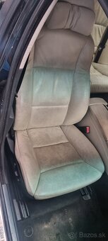 BMW E61 Komfortné sedadlá POŠKODENÉ (individual biela koža) - 2