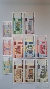Bankovky Bielorusko 11 kusov - 2