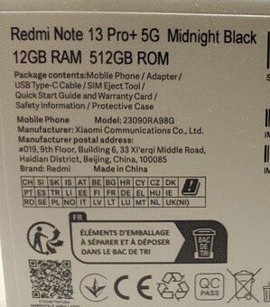 Xiaomi Redmi Note 13 Pro+ 5G 12GB / 512GB - 2