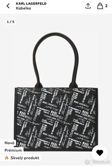 Kabelka originál Karl Lagerfeld s visačkou - 2