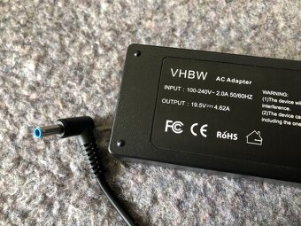 Nabíjačka na notebook HP 19,5V 3,33A 4,62A modrá tenká . - 2
