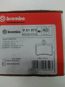 Platničky Brembo P61073 - 2