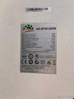 FV panel Amerisolar 285Wp - 2