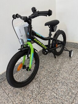 Kross Racer 3.0, 16“, detský bicykel, Black lime blue glossy - 2