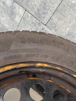 Plechove disky s pneumatikami 215/65 r17 - 2