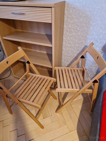 Jedálenský stôl  a 3x skriňa/komoda buk v top stave - 2