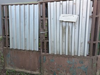 Predám oceľovú dvojkrídlovú bránu s bráničkou - 2