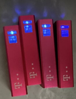 4x TELEKOM Power Bank kapacita 2600 mA - 2
