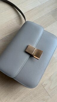 Kozena taupe-bezova kabelka crossbody/na rameno - 2