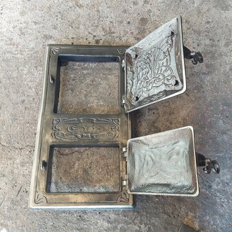 Liatinové dvierka na pec sada č13 - 2