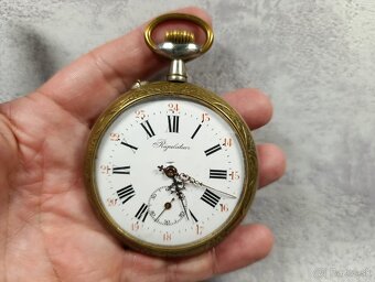 Obrovské kapesní hodinky Régulatéur, 67mm, 192g - 2