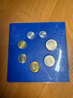 Sada obehových mincí ČSSR 1986 - 2