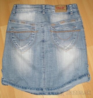 džínsova minisukňa, XS - 2