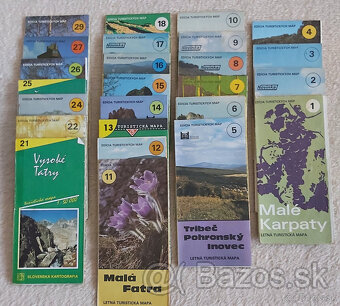 Turistické mapy a plány Bratislavy a Slovenska - 2